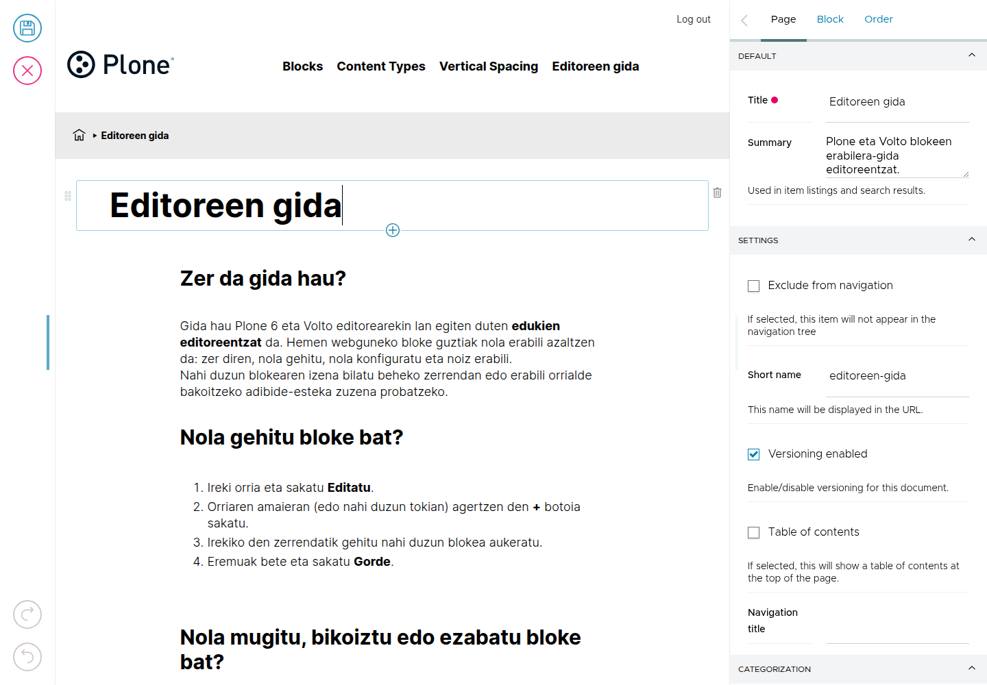 Editorearen ikuspegi orokorra